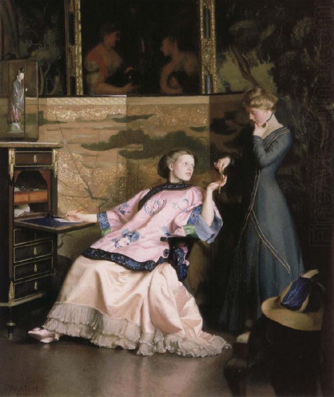 William McGregor Paxton The new necklace